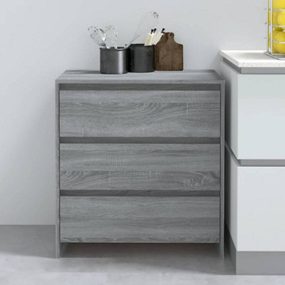 Vidaxl Sideboard Grey Sonoma 70X41X75 Cm Engineered Wood from B&Q