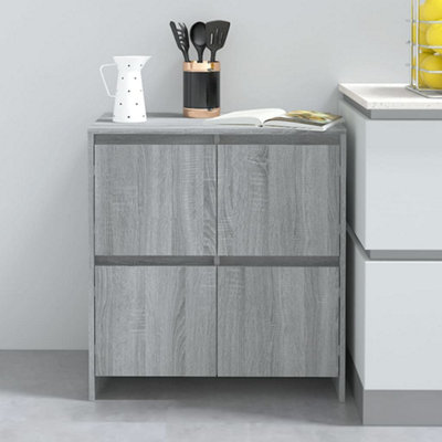 Vidaxl Sideboard Grey Sonoma 70X41X75 Cm Engineered Wood from B&Q