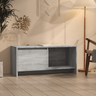 Vidaxl Tv Cabinet Grey Sonoma 90X35X40 Cm Engineered Wood from B&Q