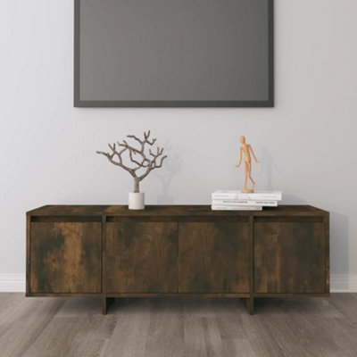 B&Q -  Tv Cabinet Smoked Oak 120X30X40.5 Cm Engineered Wood
