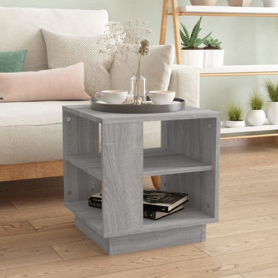 B&Q -  Coffee Table Grey Sonoma 40X40X43 Cm Engineered Wood