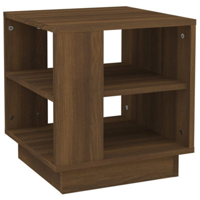 Vidaxl Coffee Table Oak 40X40x43 Cm Engineered Wood Brown