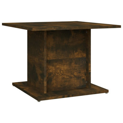 Vidaxl Coffee Table Smoked Oak 55.5X55.5X40 Cm Engineered Wood from B&Q