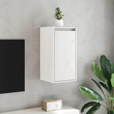 Vidaxl Wall Cabinets 2 Pcs White 30X30X60 Cm Solid Wood Pine from B&Q