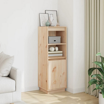 Vidaxl (Brown) Solid Wood Pine Highboard Storage Cabinet Furniture Multi Colours - Image 3
