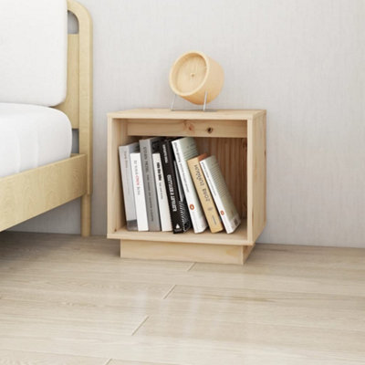 Vidaxl Bedside Cabinet 40X30x40 Cm Solid Wood Pine