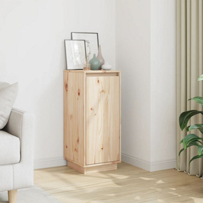 Vidaxl Sideboard 31.5X34x75 Cm Solid Wood Pine