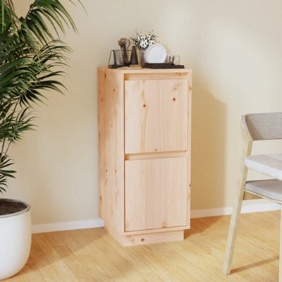 Vidaxl Sideboard 31.5X34X75 Cm Solid Wood Pine from B&Q