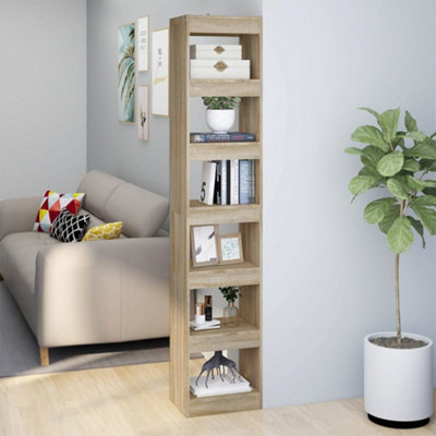 Vidaxl Book Cabinet/room Divider Sonoma Oak 40X30X198 Cm from B&Q