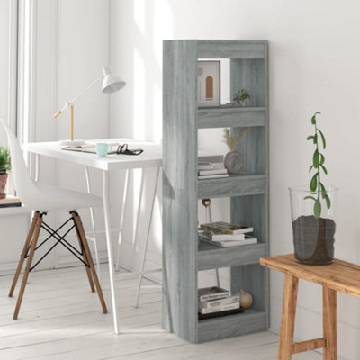 B&Q -  Book Cabinet/room Divider Grey Sonoma 40X30X135 Cm