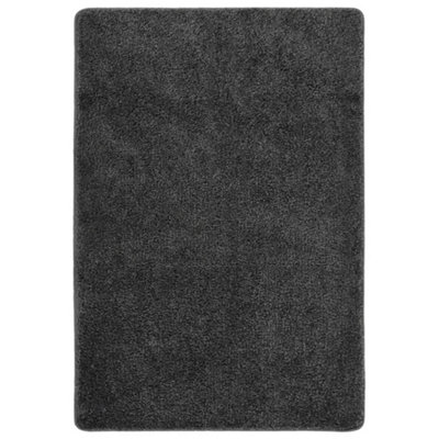 B&Q -  Shaggy Rug Dark Grey 160X230 Cm Anti Slip