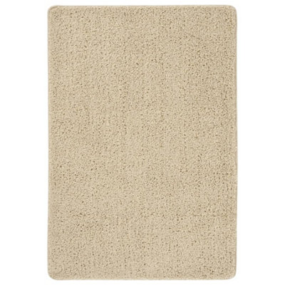 B&Q -  Shaggy Rug Cream 160X230 Cm Anti Slip
