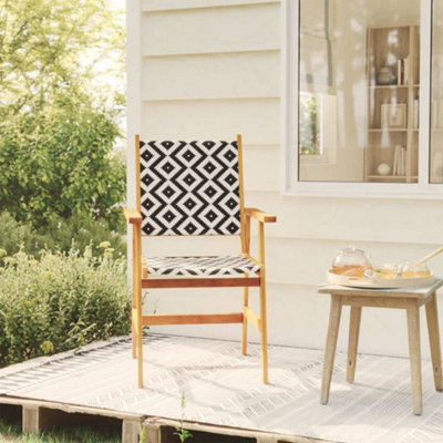 B&Q -  Garden Chairs 4 Pcs Solid Acacia Wood