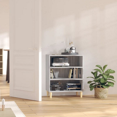 B&Q -  Sideboard Grey Sonoma 57X35X70 Cm Engineered Wood