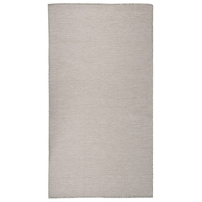 B&Q -  Outdoor Flatweave Rug 80X150 Cm Light Grey