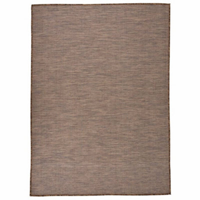 B&Q -  Outdoor Flatweave Rug 200X280 Cm Brown