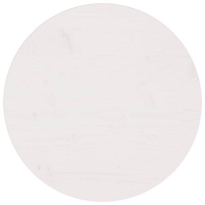 Vidaxl Table Top White 60X2.5 Cm Solid Wood Pine from B&Q