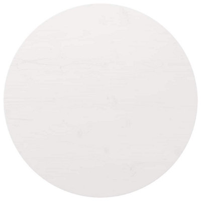 Vidaxl Table Top White 90X2.5 Cm Solid Wood Pine from B&Q