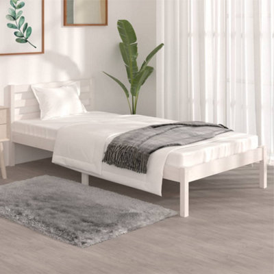 B&Q -  Bed Frame Without Mattress 90X190Cm White Single