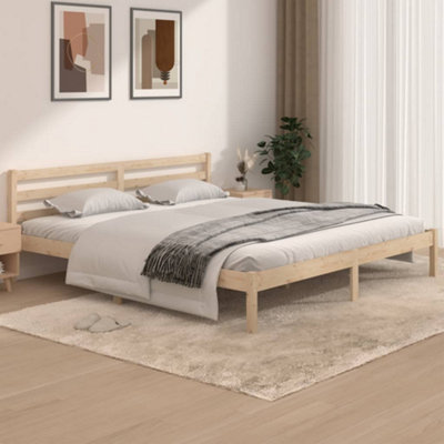 Vidaxl Bed Frame Without Mattress 180X200Cm Super King Size from B&Q