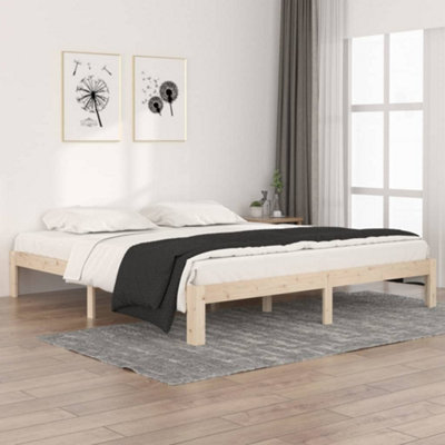Vidaxl Bed Frame Without Mattress 180X200Cm Super King Size from B&Q