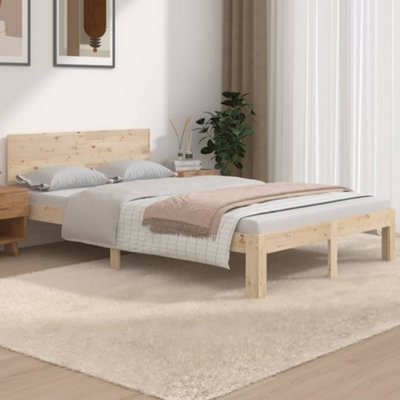Vidaxl Bed Frame Without Mattress 120X190Cm Small Double from B&Q