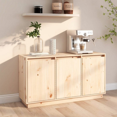 B&Q -  Sideboard 111X34X60 Cm Solid Wood Pine