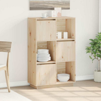 Vidaxl Highboard 74X35X117 Cm Solid Wood Pine from B&Q
