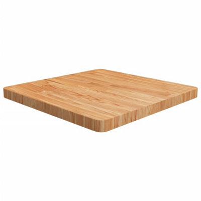 Vidaxl Square Table Top 60X60x4cm Treated Solid Wood Oak Table Tops Light/Brown