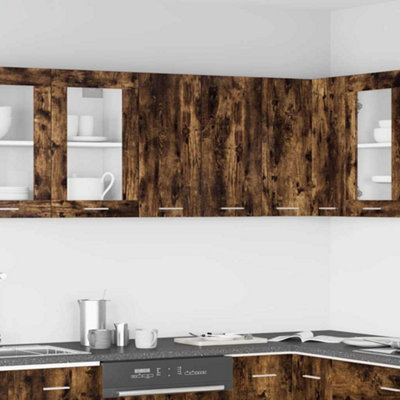 Vidaxl Hanging Cabinet Lyon Smoked Oak 60X31X60 Cm Engineered Wood from B&Q