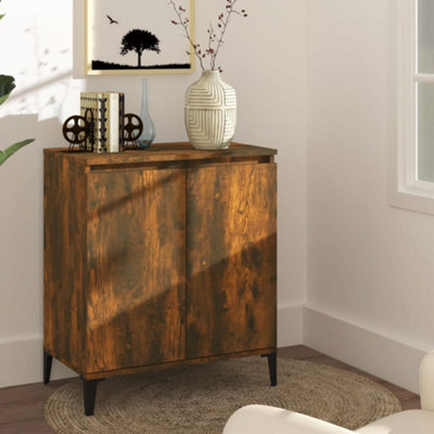 Vidaxl Sideboard Smoked Oak 60X35X70 Cm Engineered Wood from B&Q