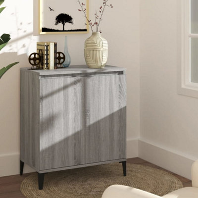 Vidaxl Grey Sideboard Sonoma 60X35x70 Cm Engineered Wood