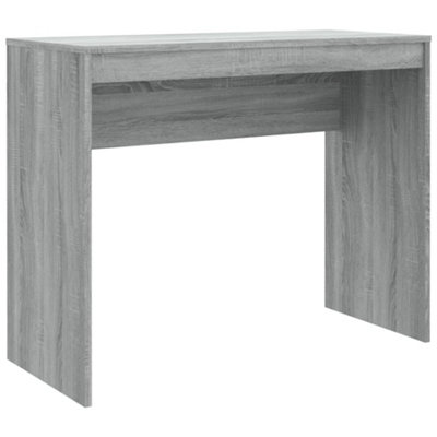 B&Q -  Desk Grey Sonoma 90X40X72 Cm Engineered Wood