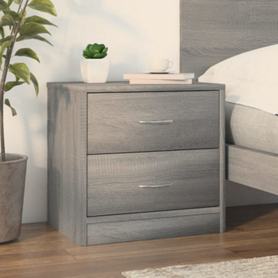 Vidaxl Bedside Cabinet Grey Sonoma 40X30X40 Cm Engineered Wood from B&Q