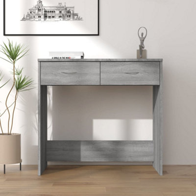 Vidaxl Desk Grey Sonoma 80X40X75 Cm Engineered Wood Desks from B&Q