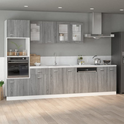Vidaxl Bottom Cabinet Lyon Grey Sonoma 60X46X81.5 Cm Engineered Wood from B&Q