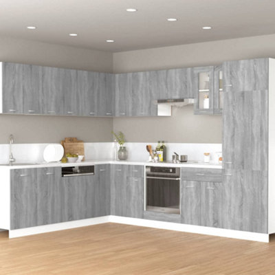 Vidaxl Hanging Cabinet Lyon Grey Sonoma 60X31X40 Cm Engineered Wood from B&Q