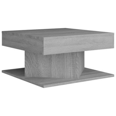 B&Q -  Coffee Table Grey Sonoma 57X57X30 Cm Engineered Wood