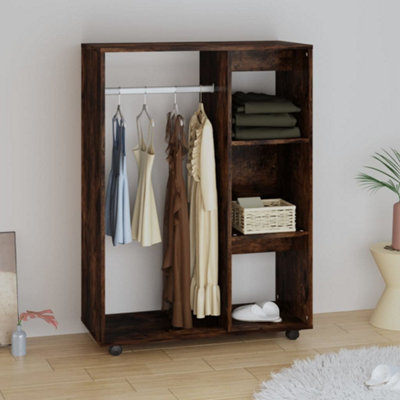 Vidaxl Wardrobe Smoked Oak 80X40X110 Cm Engineered Wood from B&Q