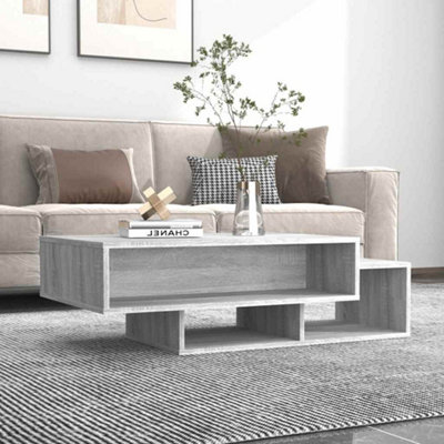 Vidaxl Grey Coffee Table Sonoma 105X55x32 Cm Engineered Wood