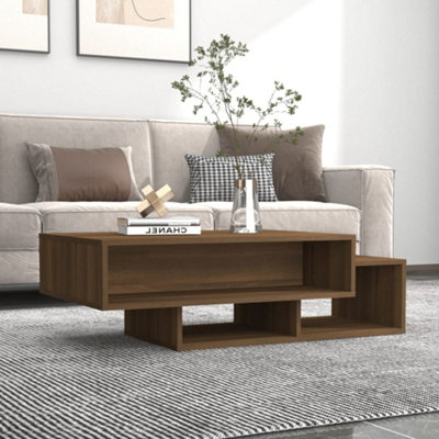 Vidaxl Coffee Table Oak 105X55x32 Cm Engineered Wood Brown