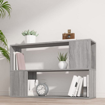 B&Q -  Book Cabinet Grey Sonoma 100X24X63 Cm Engineered Wood