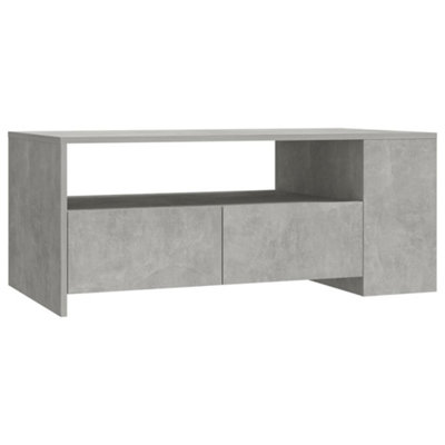 Vidaxl Coffee Table Concrete Grey 102X55X42 Cm Engineered Wood from B&Q