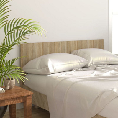 Vidaxl Bed Headboard Sonoma Oak 160X1.5X80 Cm Engineered Wood Bed Headboards from B&Q