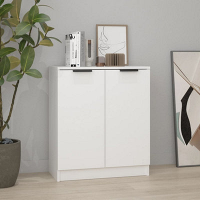 Vidaxl White Sideboard 60X30x70 Cm Engineered Wood