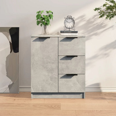 Vidaxl Sideboard Concrete Grey Engineered Wood from B&Q