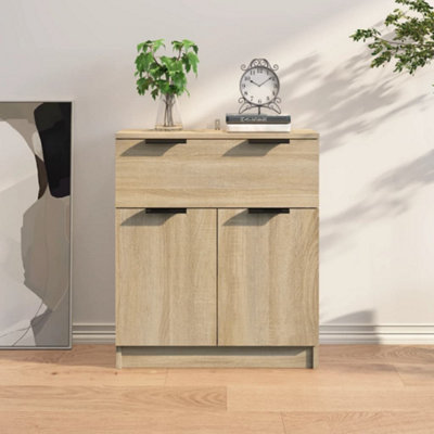 Vidaxl Sideboard Sonoma Oak 60X30x70 Cm Engineered Wood