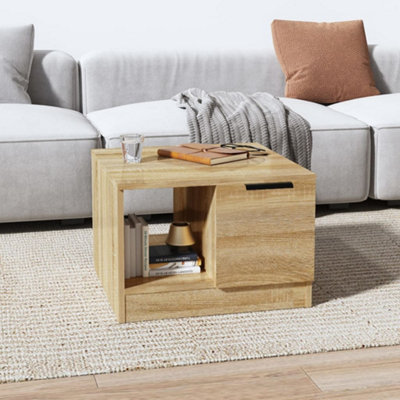 Vidaxl Coffee Table Sonoma Oak 50X50x36 Cm Engineered Wood