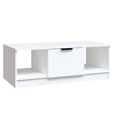 Vidaxl (White) Coffee Table Engineered Wood Couch Sofa Side Center Table Multi Colours - Image 3