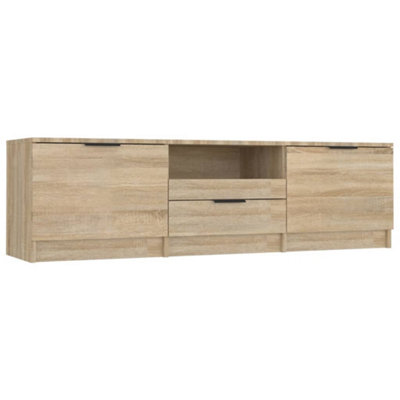 Vidaxl Tv Cabinet Sonoma Oak 140X35x40 Cm Engineered Wood